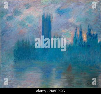 Case del Parlamento, Londra. Claude Monet. 1900/01. Foto Stock