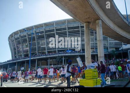 Salvador, Brasile. 22nd Ott 2022. BA - Salvador - 10/22/2022 - BRASILIANO B 2022, BAHIA X VILA NOVA - veduta generale dello stadio Arena Fonte Nova per la partita tra Bahia e Vila Nova-GO per il campionato brasiliano B 2022. Foto: Jhony Pinho/AGIF/Sipa USA Credit: Sipa USA/Alamy Live News Foto Stock