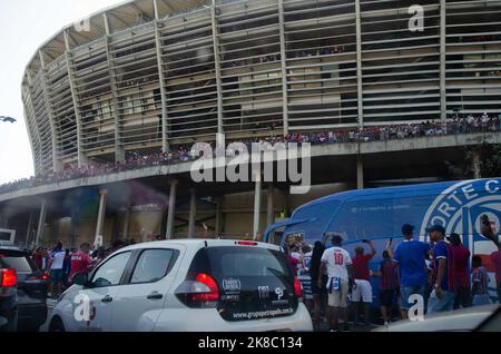 Salvador, Brasile. 22nd Ott 2022. BA - Salvador - 10/22/2022 - BRASILIANO B 2022, BAHIA X VILA NOVA - veduta generale dello stadio Arena Fonte Nova per la partita tra Bahia e Vila Nova-GO per il campionato brasiliano B 2022. Foto: Jhony Pinho/AGIF/Sipa USA Credit: Sipa USA/Alamy Live News Foto Stock