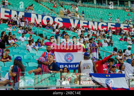 Salvador, Brasile. 22nd Ott 2022. BA - Salvador - 10/22/2022 - BRASILIANO B 2022, BAHIA X VILA NOVA - veduta generale dello stadio Arena Fonte Nova per la partita tra Bahia e Vila Nova-GO per il campionato brasiliano B 2022. Foto: Jhony Pinho/AGIF/Sipa USA Credit: Sipa USA/Alamy Live News Foto Stock