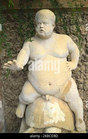 Statua del braccio di Bartolo, o Nano Morgante nel Giardino di Boboli Firenze Italia Foto Stock