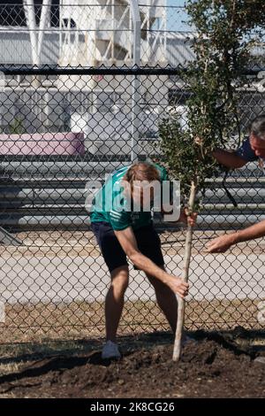 Austin, Texas, Stati Uniti. 21st Ott 2022. 21 2022 ottobre: Sebastian Vettel #5 durante la Formula 1 Aramco United States Grand Prix 2022 ad Austin TX sul circuito delle Americhe. Brook Ward/apparent Media Group (Credit Image: © AMG/AMG via ZUMA Press Wire) Foto Stock