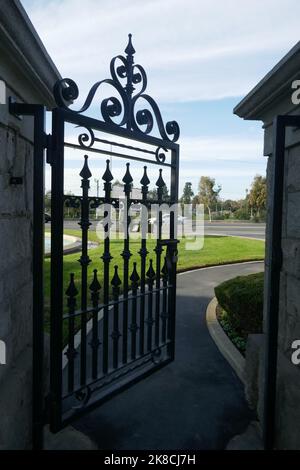 Inglewood, California, USA 19th ottobre 2022 Inglewood Park Cemetery il 19 ottobre 2022 a Inglewood, Los Angeles, California, USA. Foto di Barry King/Alamy Stock Photo Foto Stock