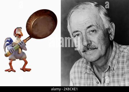 Fowler & Benjamin Whitrow Film: Chicken Run (UK/USA/FR 2000) personaggi: Fowler & Fowler regista: Peter Lord & Nick Park 17 giugno 2000 **AVVERTENZA** questa fotografia è solo per uso editoriale ed è copyright di AARDMAN ANIMATIONSDREAMWORKS e/o del fotografo assegnato dalla Società di produzione e può essere riprodotta solo da pubblicazioni in concomitanza con la promozione del film di cui sopra. È richiesto un credito obbligatorio ad AARDMAN ANIMATIONSDREAMWORKS. Il fotografo deve essere accreditato anche quando è noto. Nessun uso commerciale può essere concesso senza l'autorizzazione scritta del film Foto Stock