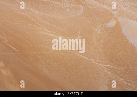 Honey Onyx texture, sfondo in colore beige per il design della casa. Foto lastra. Motivo di pietra di lusso opaco, sfondo per la decorazione della casa esterna, pavimento Foto Stock