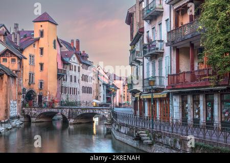 Annecy, Auvergne-Rodano-Alpi, alta Savoia, Francia Foto Stock