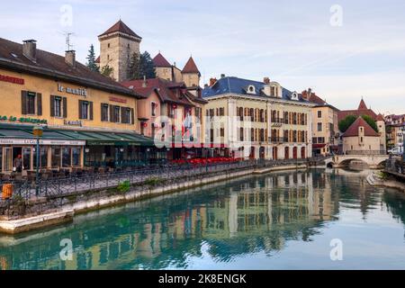 Annecy, Auvergne-Rodano-Alpi, alta Savoia, Francia Foto Stock