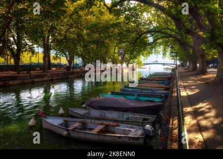 Annecy, Auvergne-Rodano-Alpi, alta Savoia, Francia Foto Stock