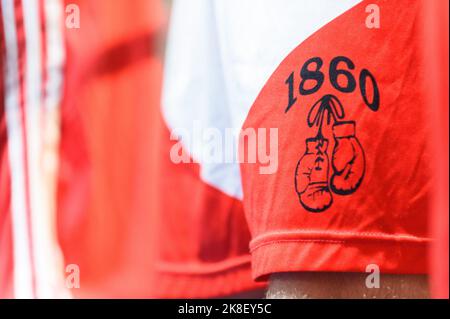 Monaco, Germania. 22nd Ott 2022. Monaco di Baviera, Germania, 22th 2022 ottobre: 1860 Boxing, finale dei Campionati di Boxwerk Monaco di Baviera. (Sven Beyrich/SPP) Credit: SPP Sport Press Photo. /Alamy Live News Foto Stock