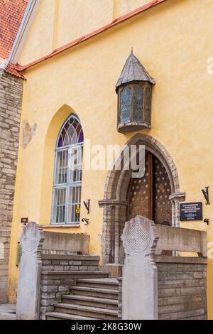 Museo di storia estone, Pikk Street, Tallinn, Estonia, Europa Foto Stock