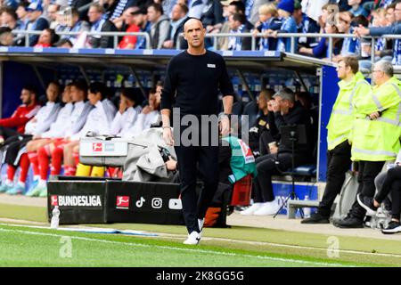 Allenatore Thomas LETSCH (BO) a margine, calcio 1. Bundesliga, 11. matchday, VfL Bochum (BO) - 1.Union Berlin (UB) 2: 1, il 23rd ottobre 2022 a Bochum/Germania. XCUT: Foto Stock