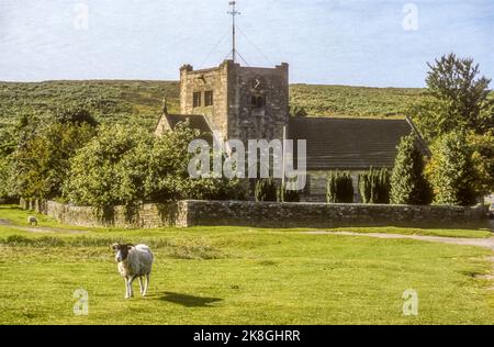 Archivio 1980s Fotografia della chiesa di Santa Maria, Goathland. Foto Stock