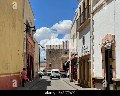 Sombrerete Zacatecas, Città Magica del Messico. Sombrerete Zacatecas, Pueblo Magico en Mexico.. (Foto di Luis GutierrezNortePhoto) Foto Stock