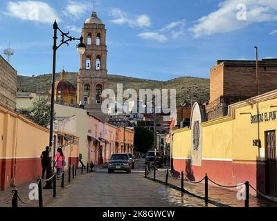 Sombrerete Zacatecas, Città Magica del Messico. Sombrerete Zacatecas, Pueblo Magico en Mexico.. (Foto di Luis GutierrezNortePhoto) Foto Stock