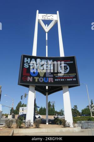 Inglewood, California, USA 19th ottobre 2022 Harry Styles Love on Tour Concerts Marquee for 15 Concerts il 19 ottobre 2022 al Kia Forum di Inglewood, California, USA. Foto di Barry King/Alamy Stock Photo Foto Stock