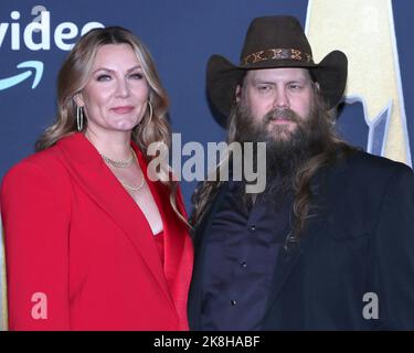 2022 Academy of Country Music Awards Arrivi all'Allegient Stadium il 7 marzo 2022 a Las Vegas, NV con: Morgane Stapleton, Chris Stapleton dove: Las Vegas, Nevada, Stati Uniti quando: 07 marzo 2022 credito: Nicky Nelson/WENN Foto Stock