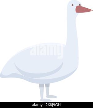 Alaska goose icona vettore cartoon. Capriolo animale. Guarnizione forestale Illustrazione Vettoriale