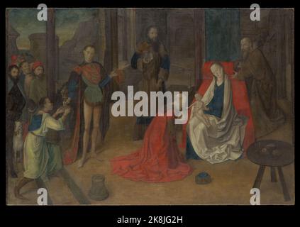 L'Adorazione dei Magi ca. 1475 Justus of Ghent Netherlandish Foto Stock