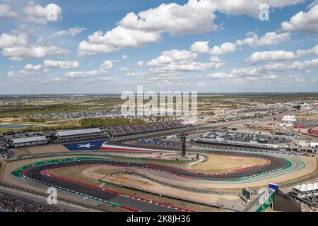 Austin, Stati Uniti. 23rd Ott 2022. Vista generale, F1° Gran Premio d'USA al circuito delle Americhe il 23 ottobre 2022 ad Austin, Stati Uniti d'America. (Foto da ALTO DUE) Credit: dpa/Alamy Live News Foto Stock