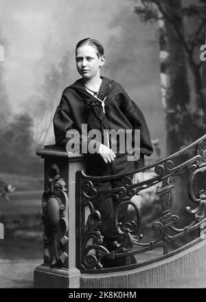 Danimarca 1885. Christian Frederik Carl Georg Valdemar Axel, principe di Danimarca e Islanda, successivamente re Haakon VII di Norvegia. Foto: NTB Foto Stock