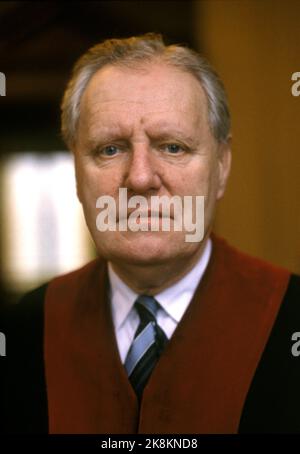 Oslo 1982. Giudice della Corte Suprema Hans Michelsen. Foto: Per Løchen NTB / NTB Foto Stock