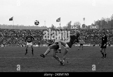 Oslo 23 ottobre 1983. La finale di coppa, Moss - Vålerenga 2 - 0. Foto: Bjørn Sigurdsøn / NTB / NTB Foto Stock