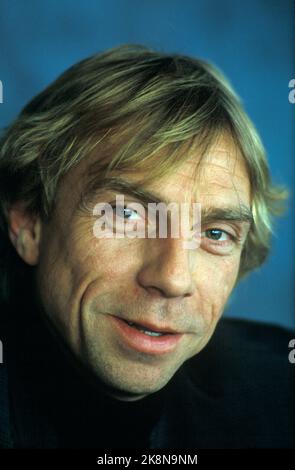 Oslo 1988-03: Jahn Teigen, musicista e artista norvegese, fotografato il 23 marzo 1988. Foto: Morten Hvaal / NTB Foto Stock