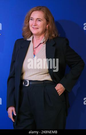 Madrid, Spagna. 24th Ott 2022. Francesca Thyssen-Bornemisza durante la presentazione della mostra del TBA21 "il terzo Polo" al Museo Thyssen-Bornemisza di Madrid. Credit: SOPA Images Limited/Alamy Live News Foto Stock