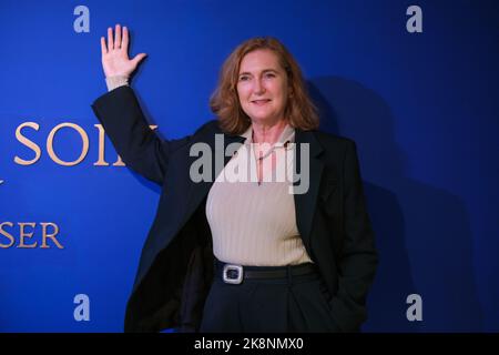 Francesca Thyssen-Bornemisza durante la presentazione della mostra del TBA21 "il terzo Polo" al Museo Thyssen-Bornemisza di Madrid. (Foto di Atilano Garcia / SOPA Images/Sipa USA) Foto Stock