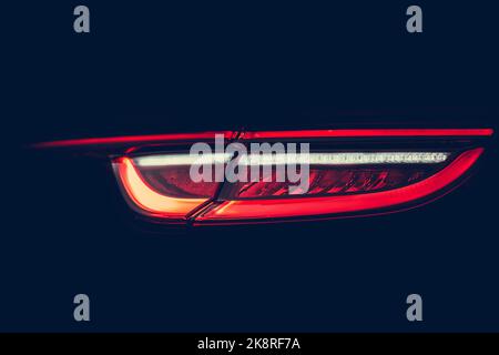 Kia Pro Ceed in colore rosso Foto Stock