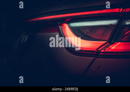 Kia Pro Ceed in colore rosso Foto Stock