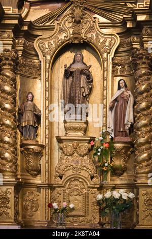 Portogallo, Viseu, Nossa Senhora do Carmo, chuch, interior, Foto Stock