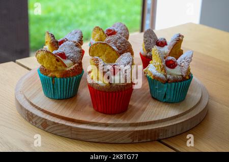 Torte della tazza Foto Stock