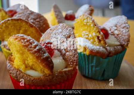 Torte della tazza Foto Stock