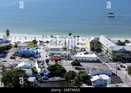 Fort Myers Beach Sanibel captiva prima dell'uragano Ian Foto Stock