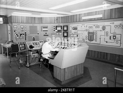 Halden, agosto 1959. Interno dal reattore di Halden. Foto: Per-Arne Knobelauch / NTB Foto Stock