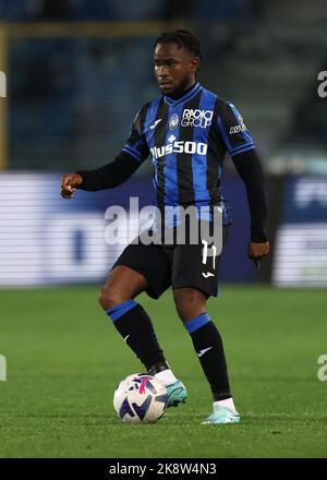 Bergamo, Italia, 23rd ottobre 2022. Ademola Lookman di Atalanta durante la Serie A match allo Stadio Gewiss di Bergamo. L'immagine di credito dovrebbe essere: Jonathan Moskrop / Sportimage Foto Stock