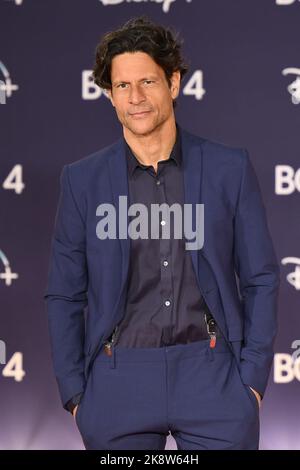 Roma, Italia. 24th Ott 2022. Roma, Italia - 24 ottobre: Andrea Sartoretti partecipa al Red Carpet di 'Boris 4' in occasione del 17th° Festival di Roma all'Auditorium Parco della Musica, il 24 ottobre 2022 a Roma. Credit: Independent Photo Agency/Alamy Live News Foto Stock