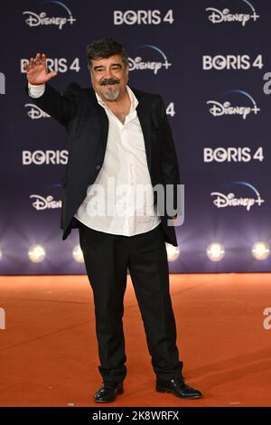 Roma, Italia. 24th Ott 2022. Roma, Italia - 24 ottobre: Francesco Pannofino partecipa al Red Carpet di 'Boris 4' durante il 17th° Festival del Cinema di Roma all'Auditorium Parco della Musica, il 24 ottobre 2022 a Roma. Credit: Independent Photo Agency/Alamy Live News Foto Stock