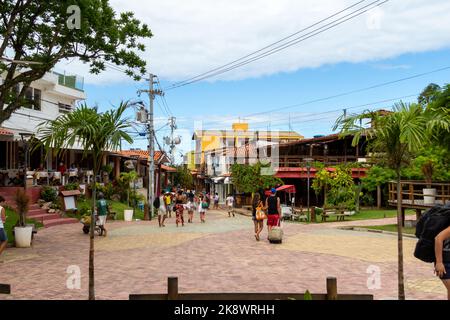 SALVADOR - BAHIA, BRASILE – 21 2022 SETTEMBRE: Morro de Sao Paulo Foto Stock