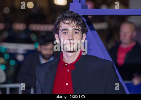 Roma, Italia. 24th Ott 2022. L'attore Andrea Lintozzi partecipa al tappeto rosso in occasione della prima serie televisiva 'Boris 4' davanti all'Auditorium della conciliazione di Roma, il 24 ottobre 2022 (Foto di Matteo Nardone/Pacific Press/Sipa USA) Credit: Sipa USA/Alamy Live News Foto Stock