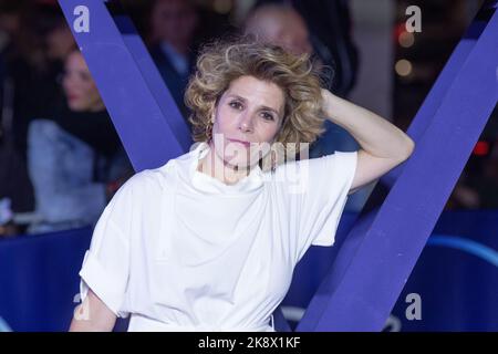 Roma, Italia. 24th Ott 2022. L'attrice Cecilia Dazzi partecipa al tappeto rosso in occasione della prima serie televisiva 'Boris 4' di fronte all'Auditorium della conciliazione di Roma, il 24 ottobre 2022 (Foto di Matteo Nardone/Pacific Press/Sipa USA) Credit: Sipa USA/Alamy Live News Foto Stock