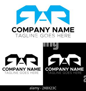 Una lettera Air Travel Logo Design modello Illustrazione Vettoriale