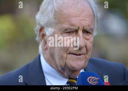 Sir Roger Gale MP (con: North Thanet) a Westminster, il giorno in cui Rishi Sunak divenne leader del partito conservatore. 24th ottobre 2022 Foto Stock