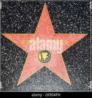 LOS ANGELES, USA - 26 GIUGNO 2012: Patrick Swayzes è una star dell'Hollywood Walk of Fame di Hollywood, California. Questa stella si trova su Hollywood Blvd. And Foto Stock