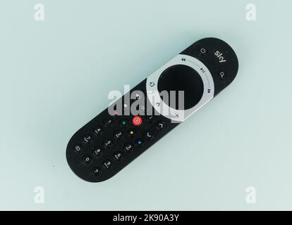 Telecomando a sfioramento Sky Q Foto Stock