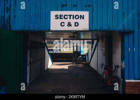 Il Cowdenbeath Football Club è una squadra di calcio scozzese semi-professionale con sede a Cowdenbeath, Fife. Foto Stock