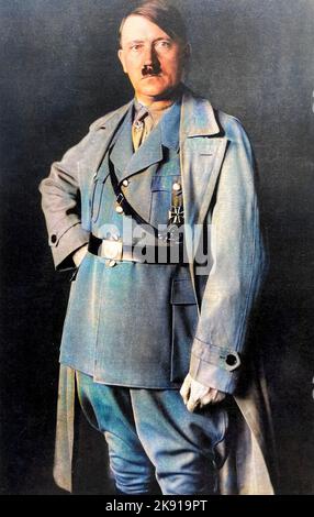 ADOLF HITLER (1889-1945) dittatore tedesco Foto Stock