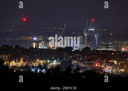 In vista di 3 nuovi sviluppi nel centro di Leeds...Springwell Gardens, Latitude Purple & The Junction (Monk Bridge) Foto Stock