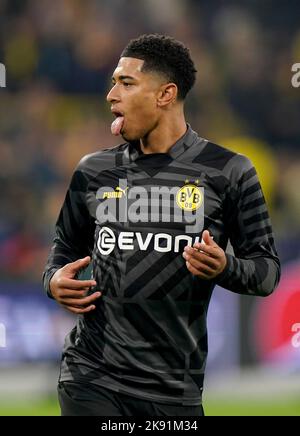DORTMUND, GERMANIA - 25 OTTOBRE: Jude Bellingham di Borussia Dortmund